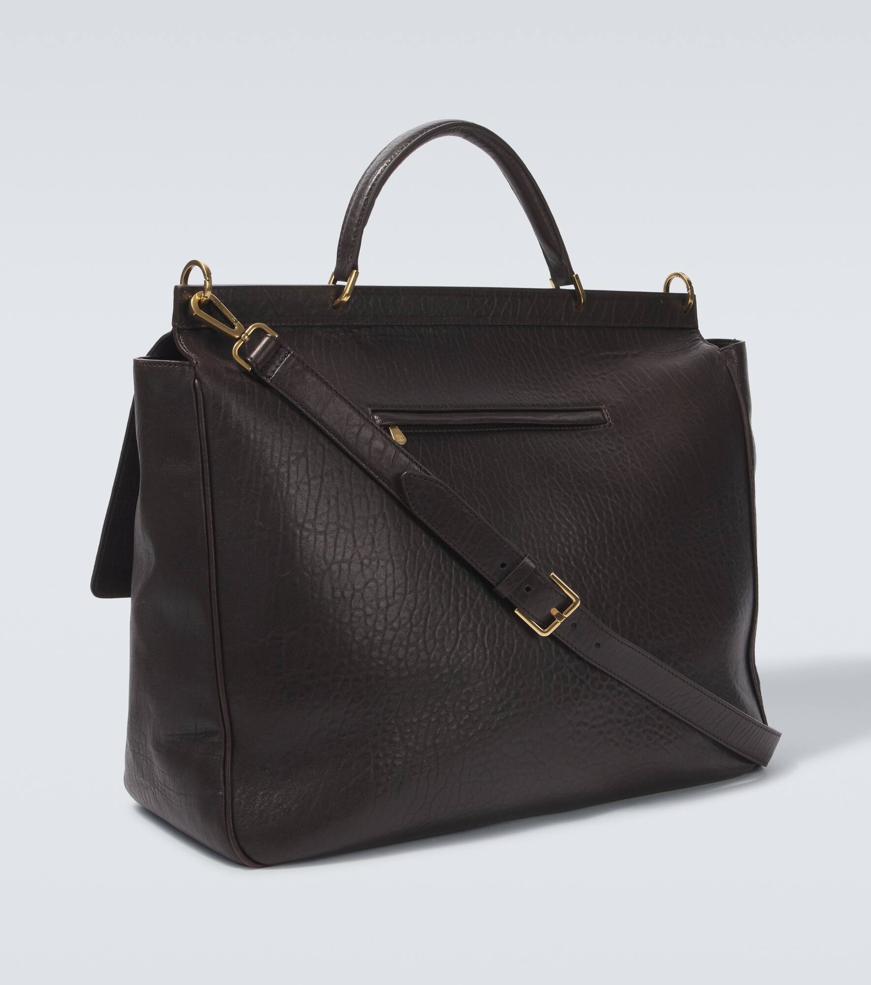 Leather travel bag - 5