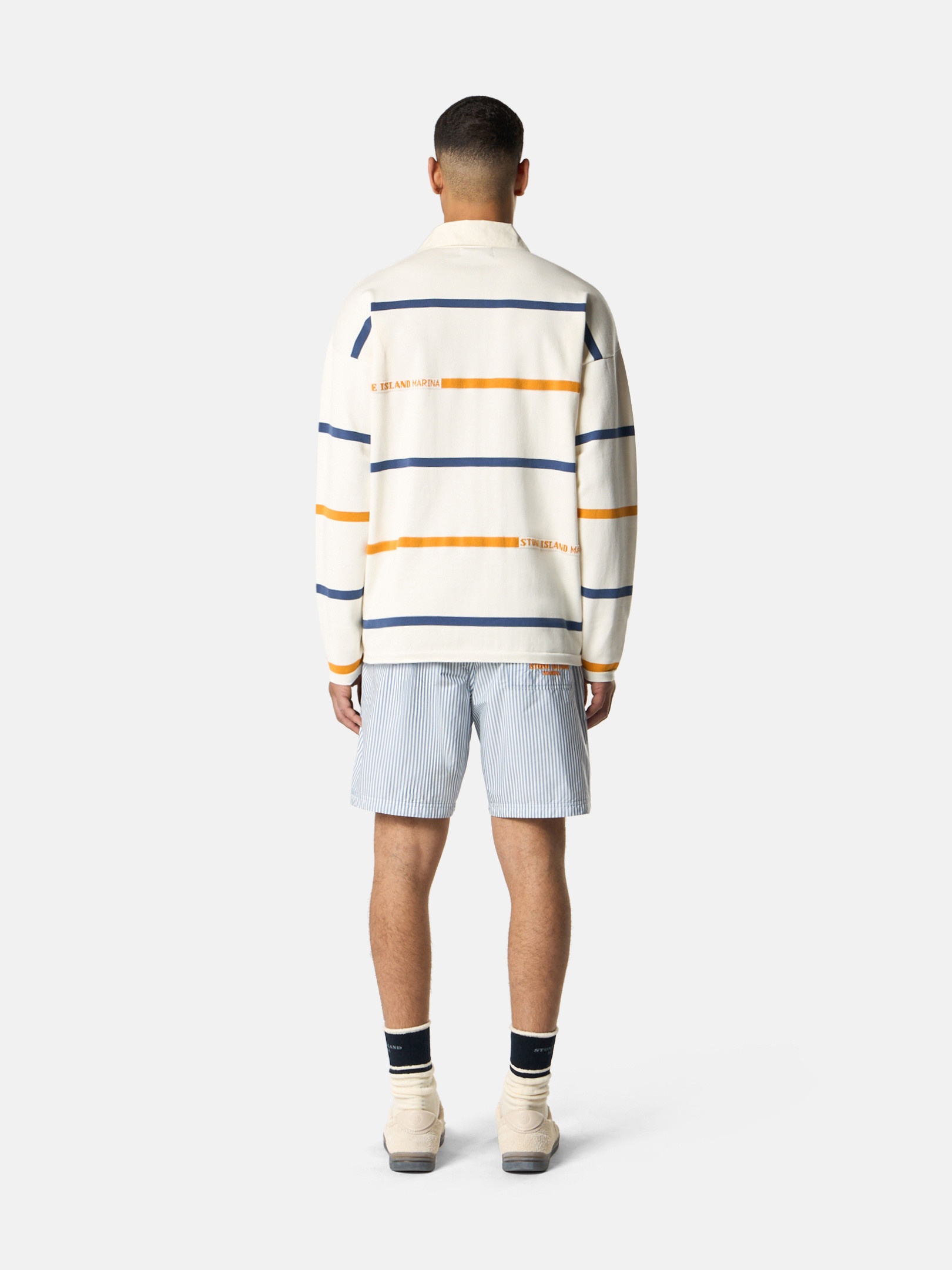 5100035 STRIPED SOFT ORGANIC COTTON_STONE ISLAND MARINA - 6