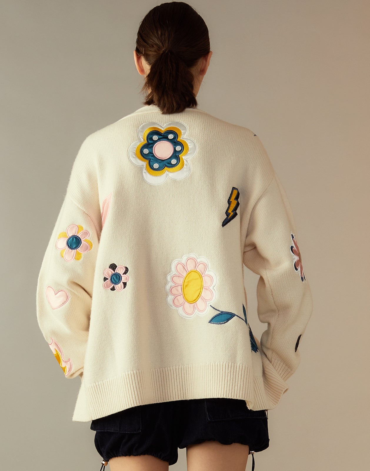 Playful Patchwork Cardigan - 8