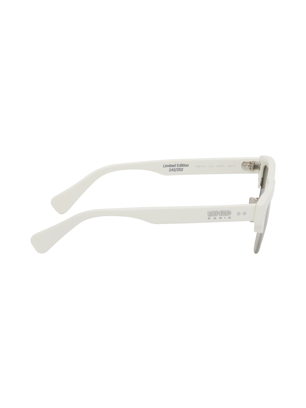 White Kenzo Paris Boke Flower Sunglasses - 2