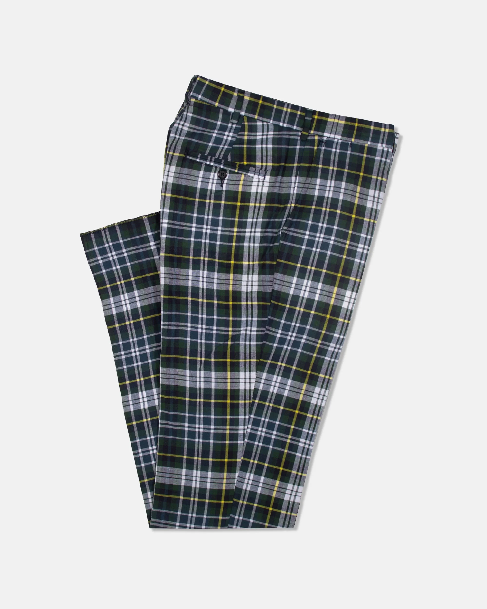 MADRAS PLAID TROUSERS - 1