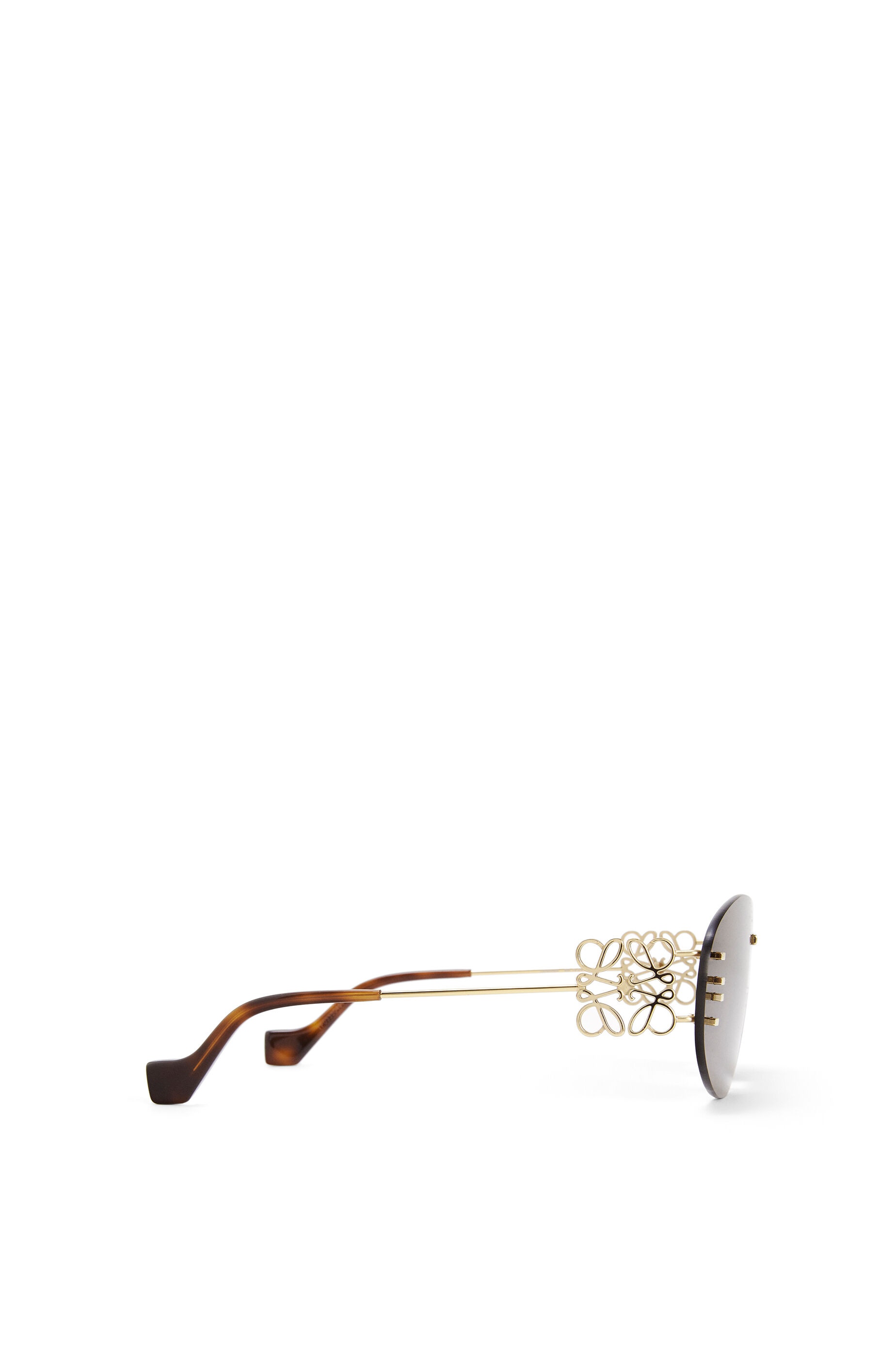 Rimless oval Anagram sunglasses - 3