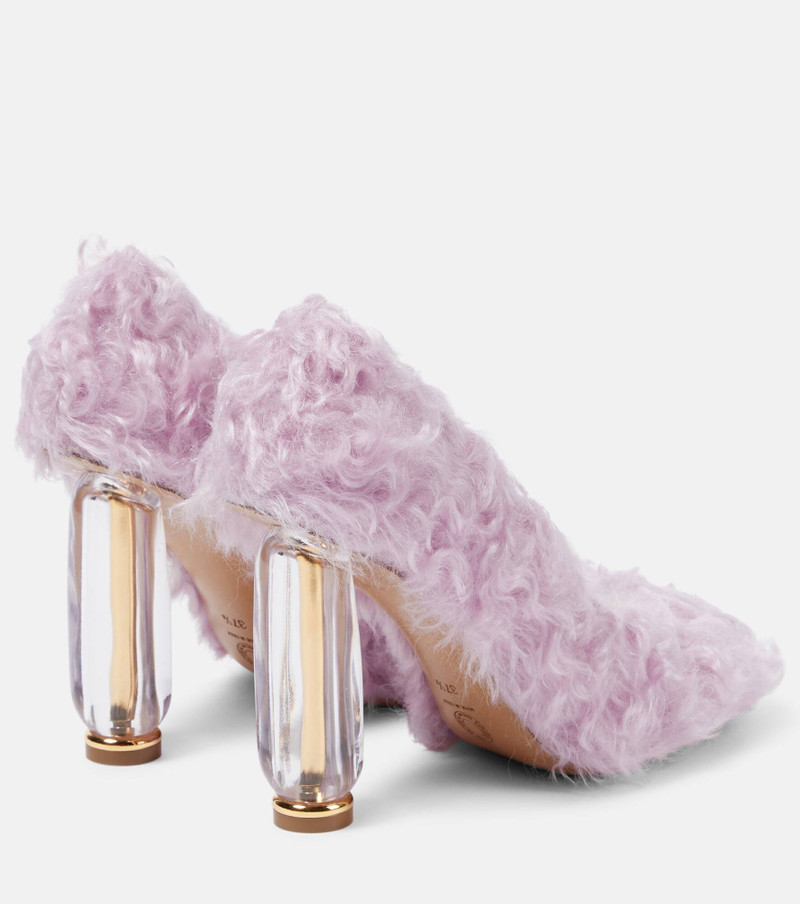 Faux fur pumps 3