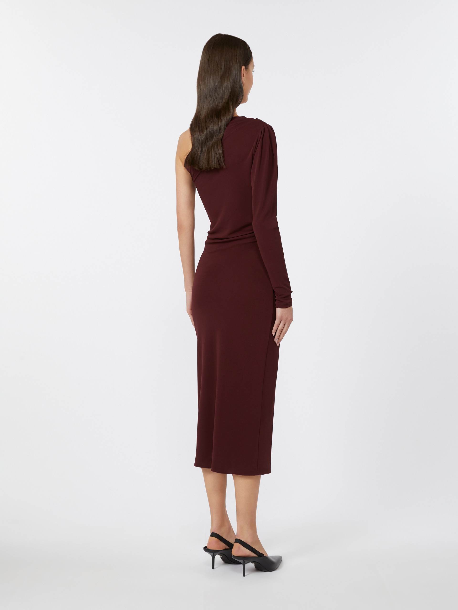 GARGANO Jersey one-shoulder dress - 4