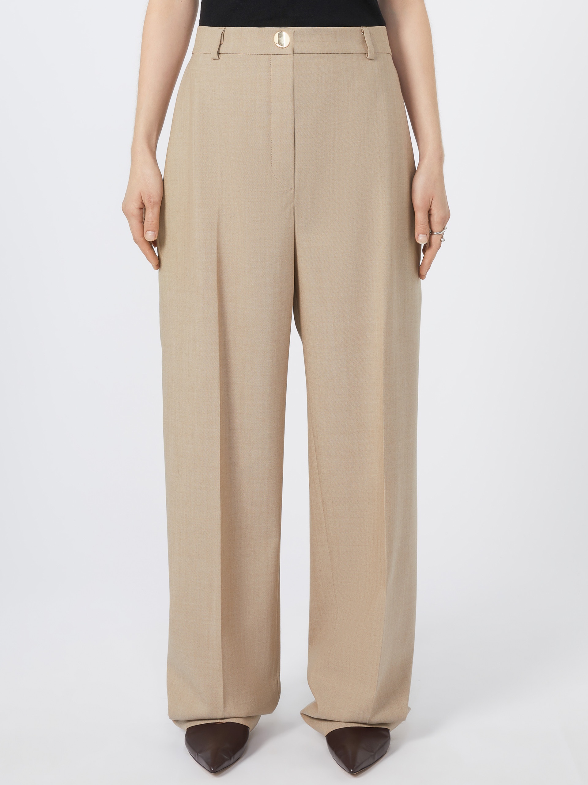 SALVO Straight wool trousers - 3