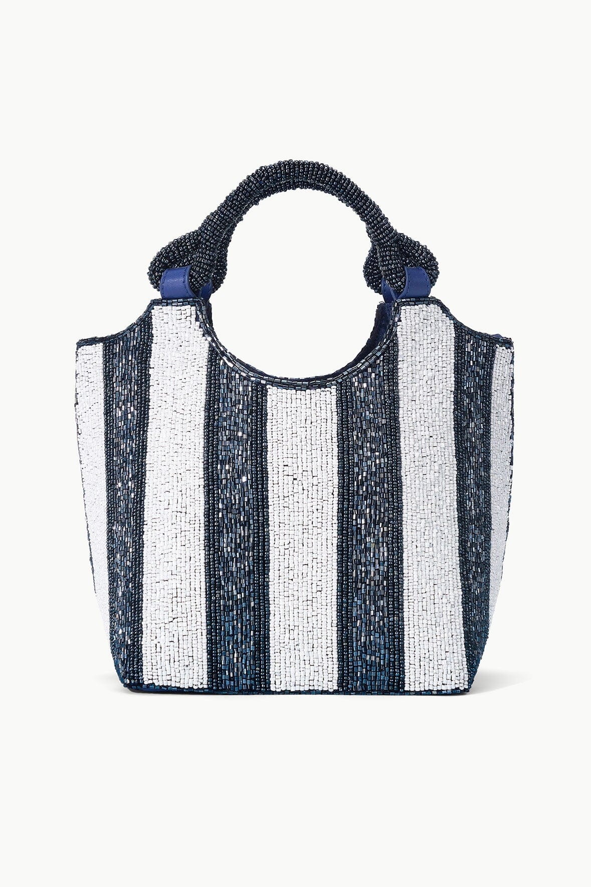 STAUD COTE BEADED BAG BRETON STRIPE - 1