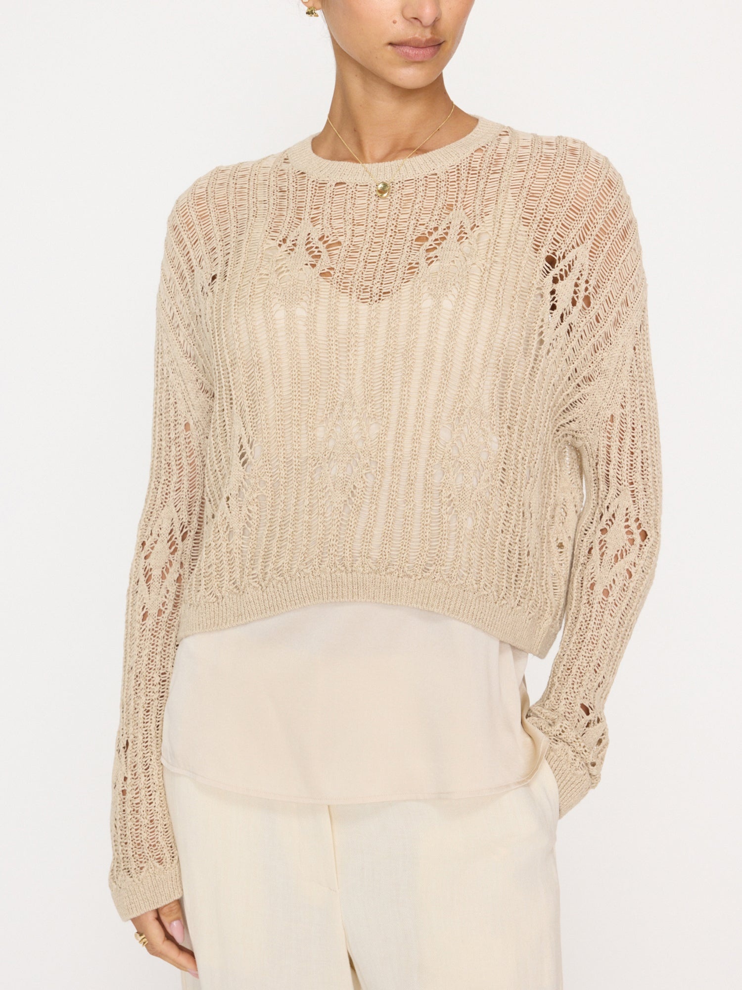 The Alani Cropped Sweater - 5