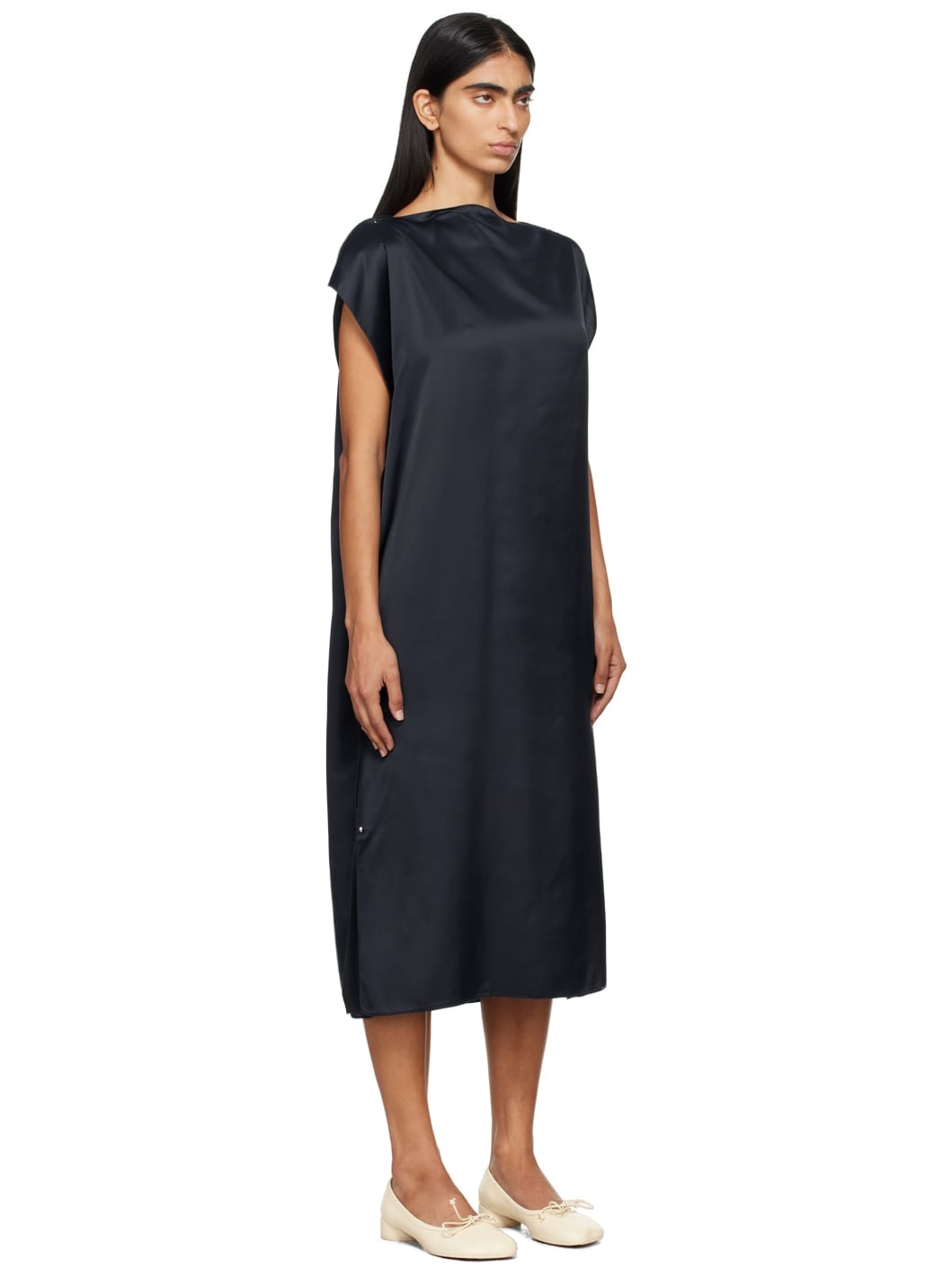 Navy Clavo Midi Dress - 2