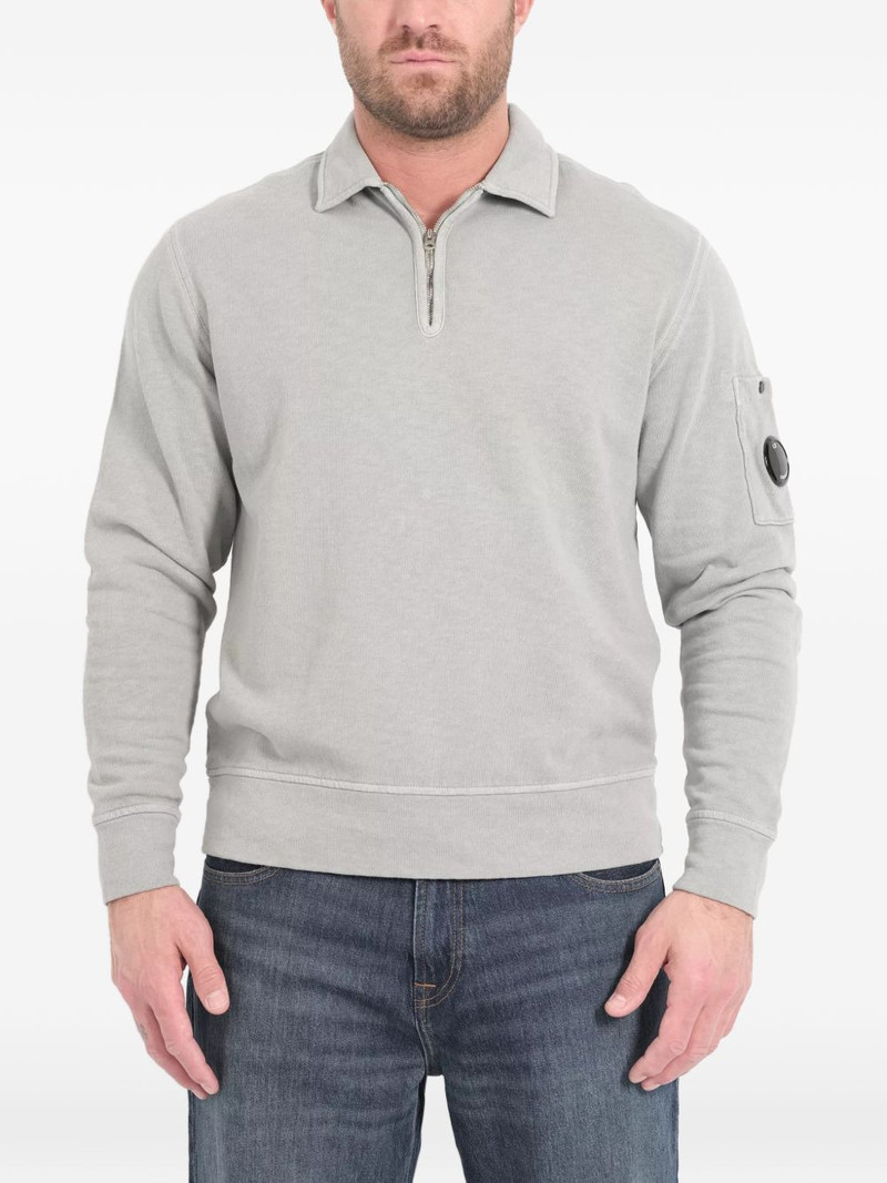 zip polo sweatshirt 1