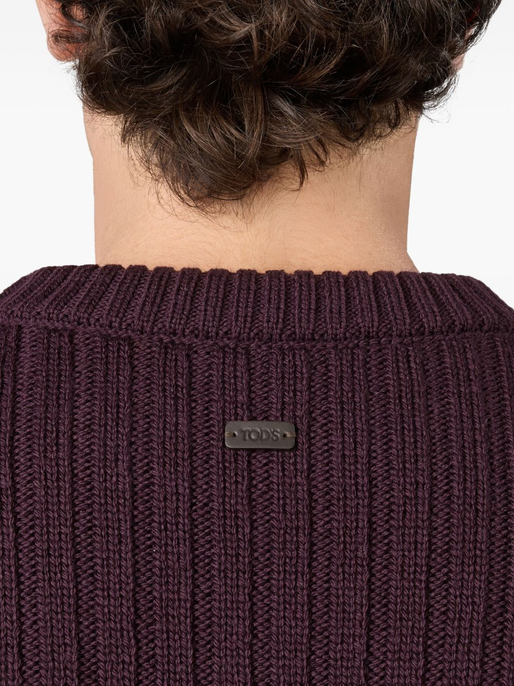 ribbed crew-neck sweater - 5