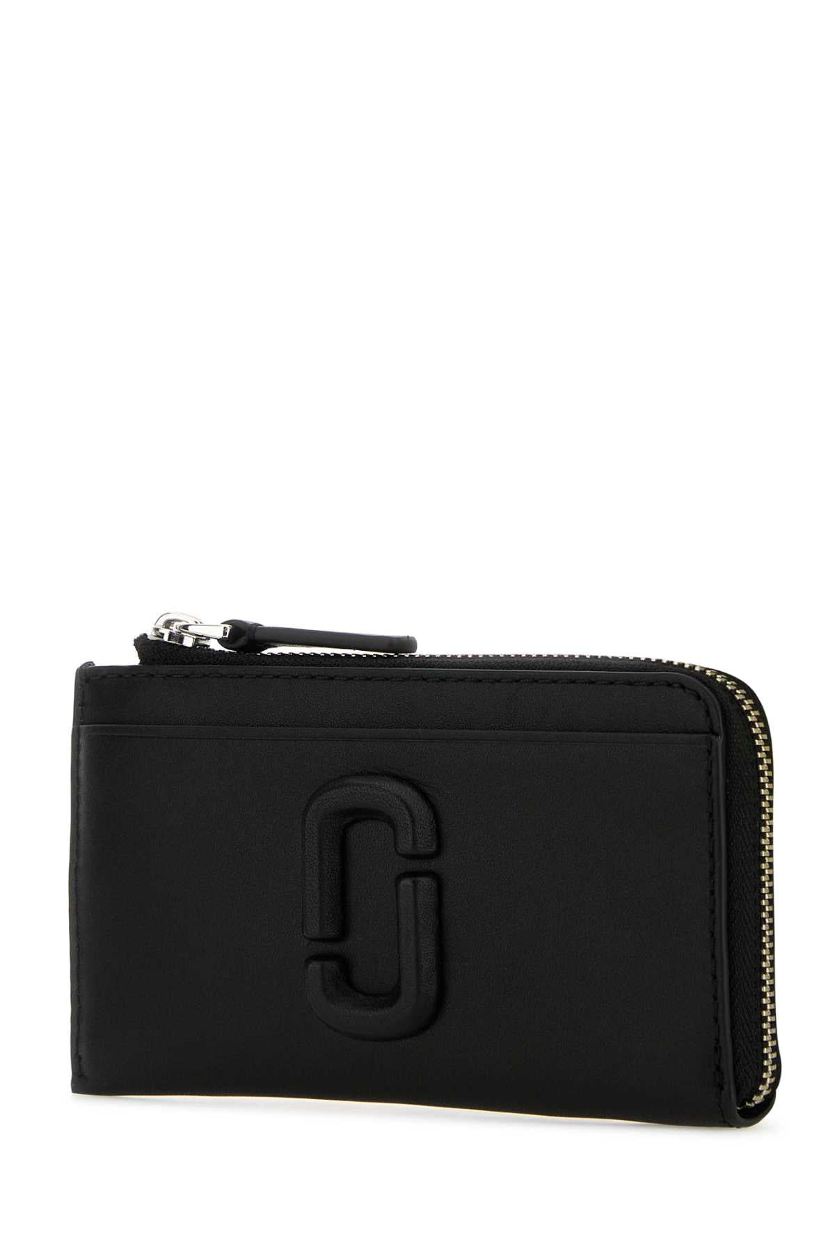 Marc Jacobs Women Black Leather Card Holder - 2