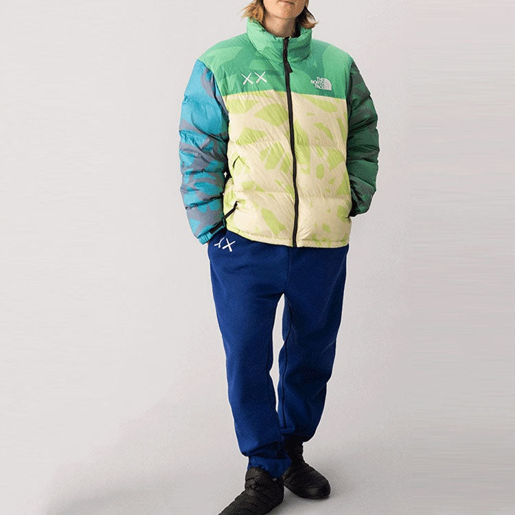 THE NORTH FACE X Kaws 1996 Nuptse 700 Jacket 'Green' NF0A7WLU-75B - 3