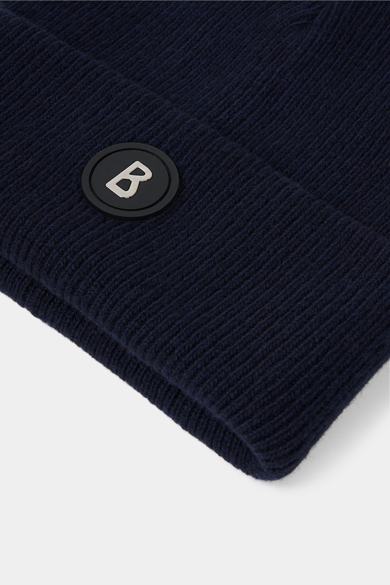 Gustav Beanie in Navy blue 3