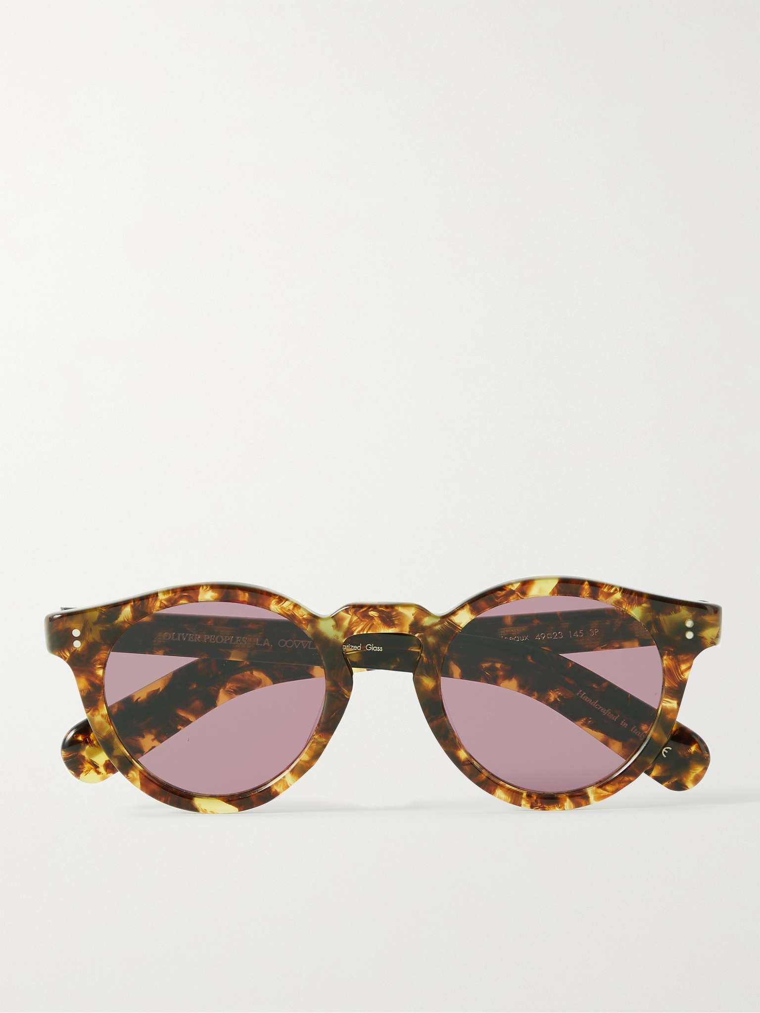 Martineaux Round-Frame Tortoiseshell Acetate Sunglasses - 1