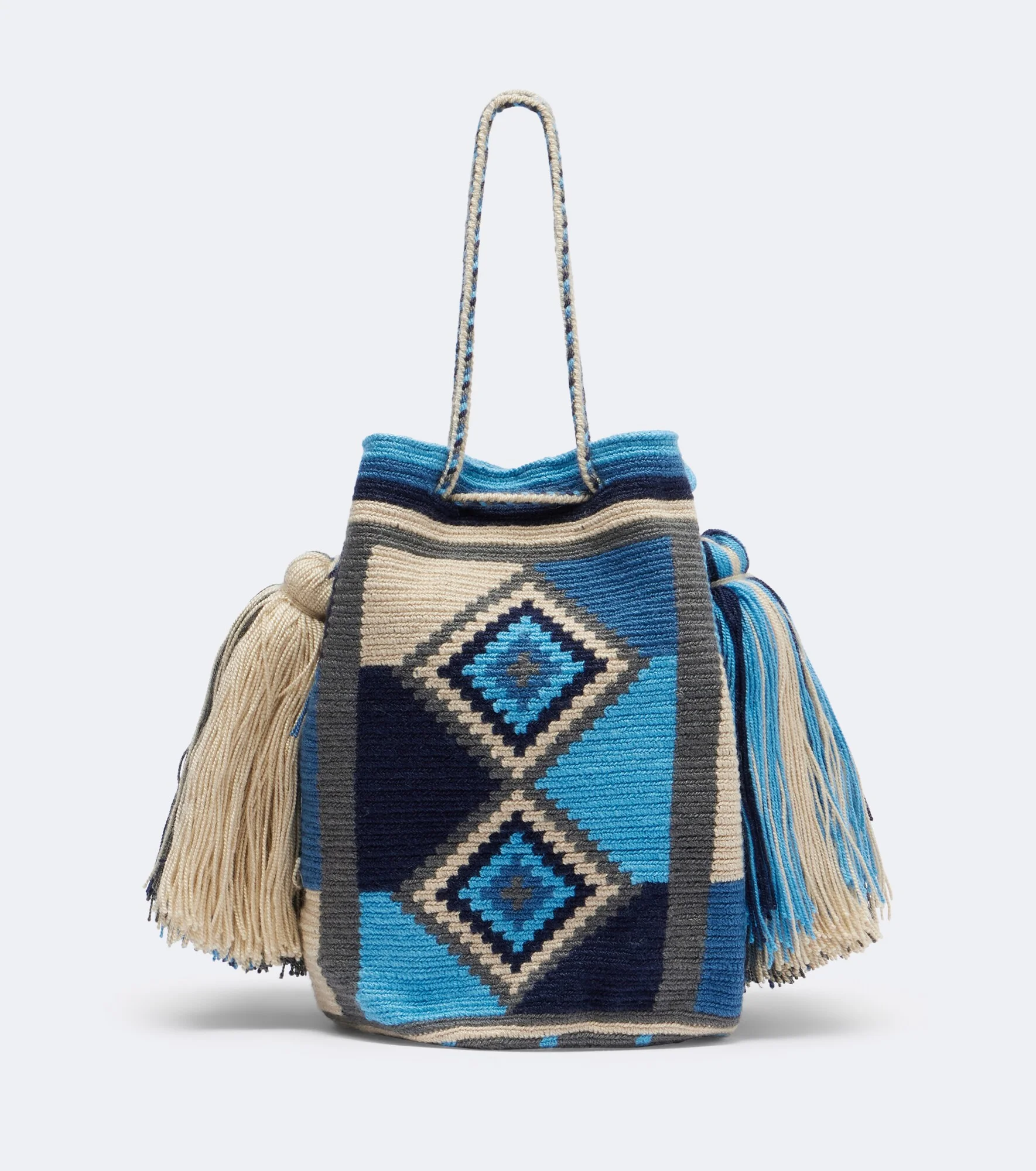 La Mochia Wayuu woven bucket bag - 1