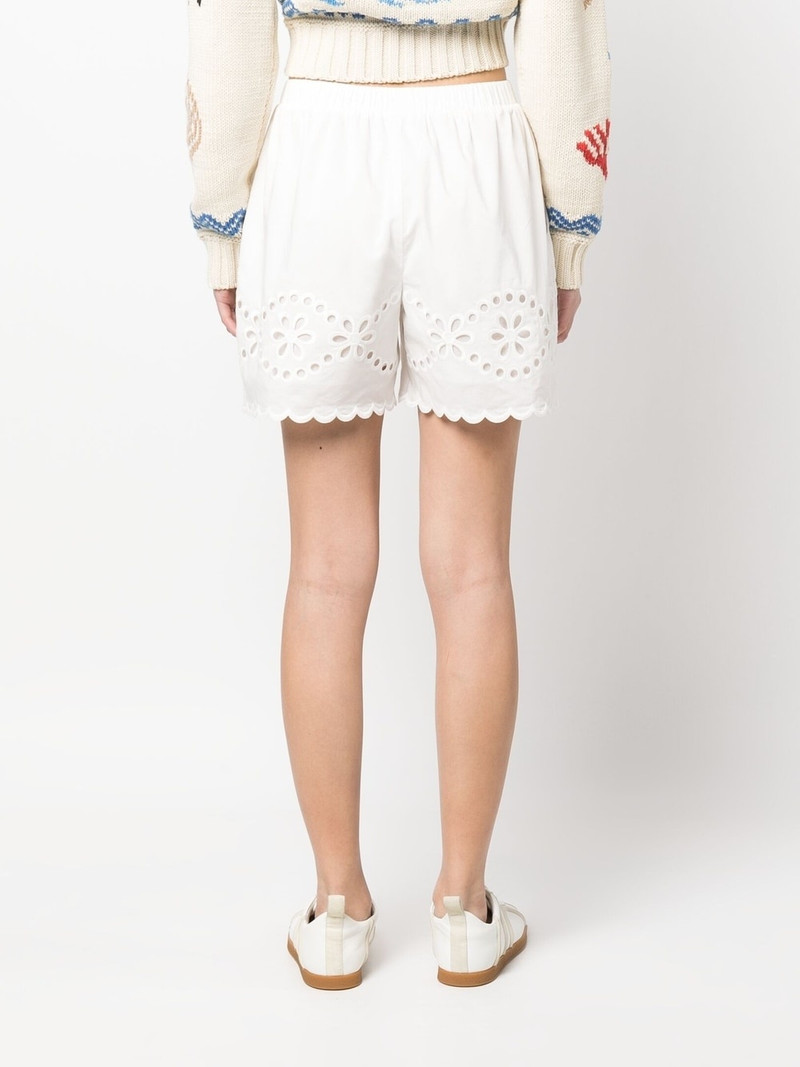 cut-out detailing shorts 4
