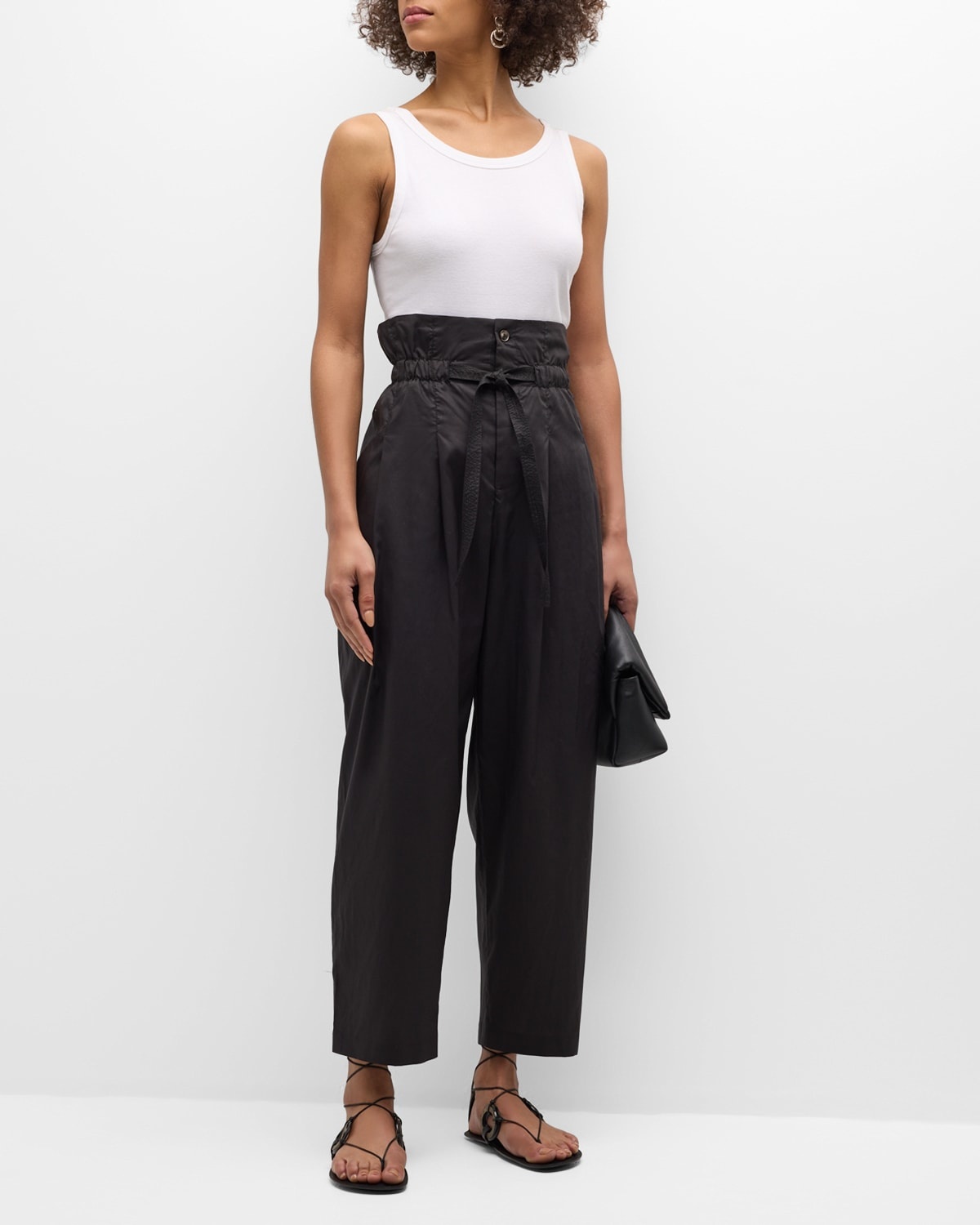 Casimir Pleated Cropped Trousers - 3