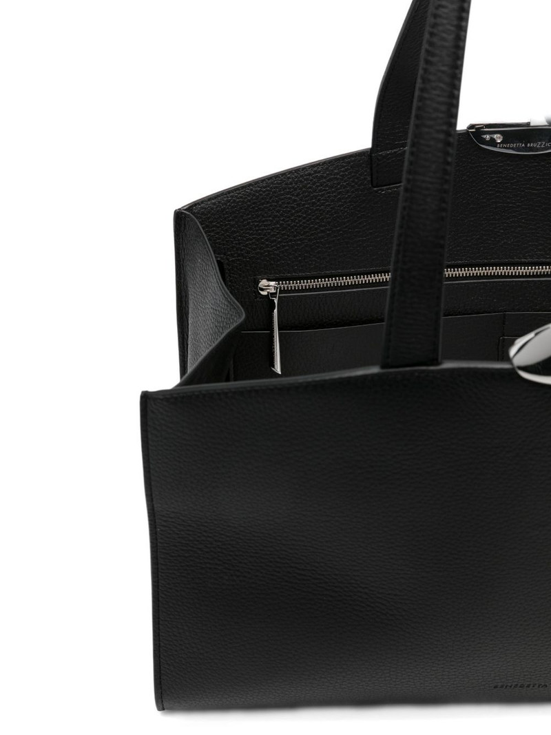 curved top-handle shoulder bag 5