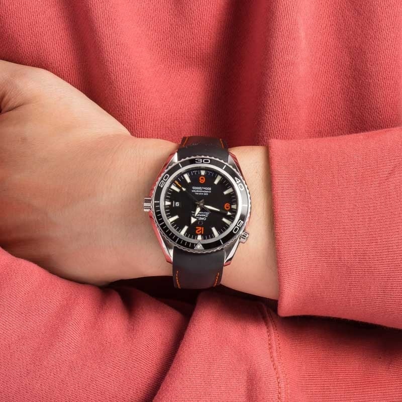 Pre-owned Omega Seamaster Planet Ocean 45.5MM Stainless Steel - 5
