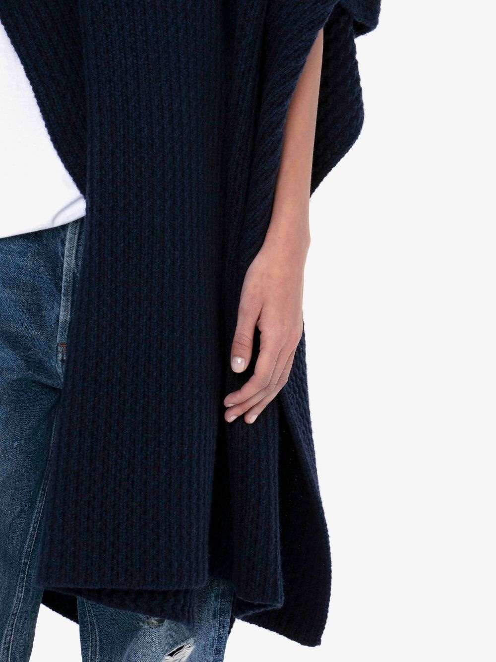 A.P.C. X JW ANDERSON - PONCHO SWANN - WOOL PONCHO - 7