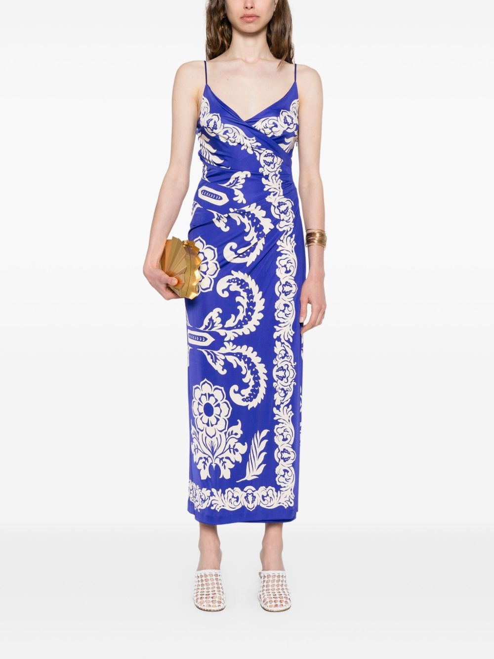paisley-print midi skirt - 2