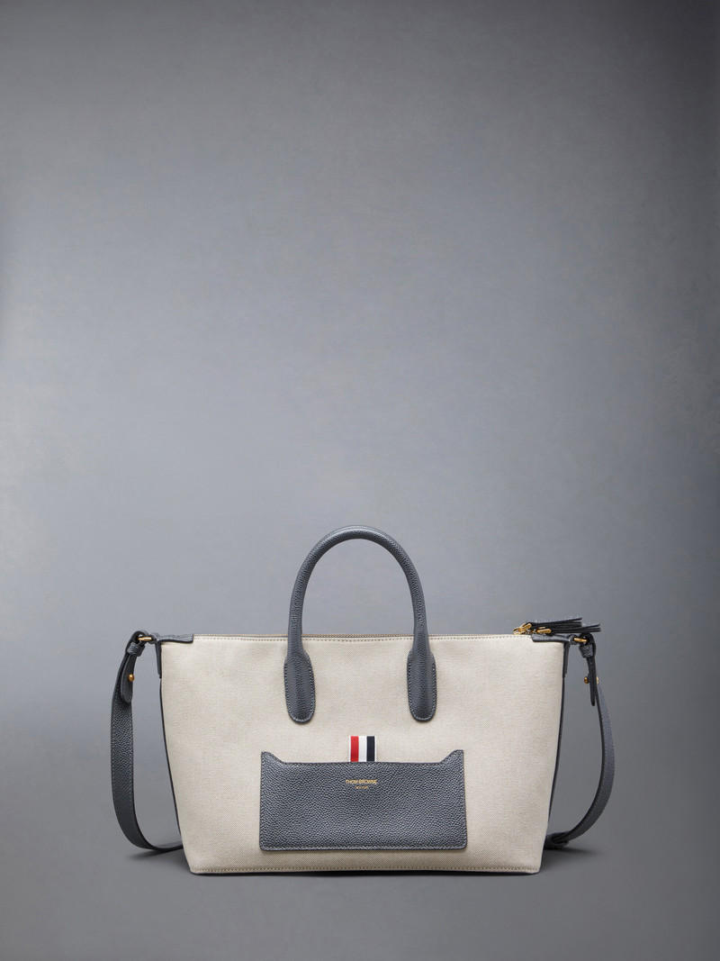grosgrain-loop tote bag 1