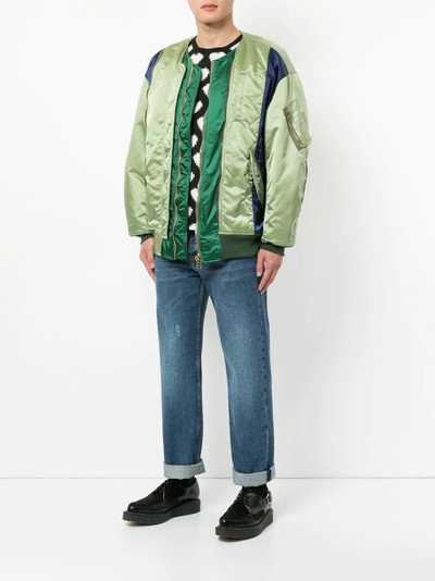 FACETASM panelled bomber jacket outlook