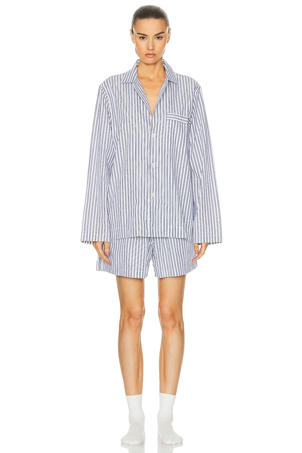Long Sleeve Stripe Shirt - 4