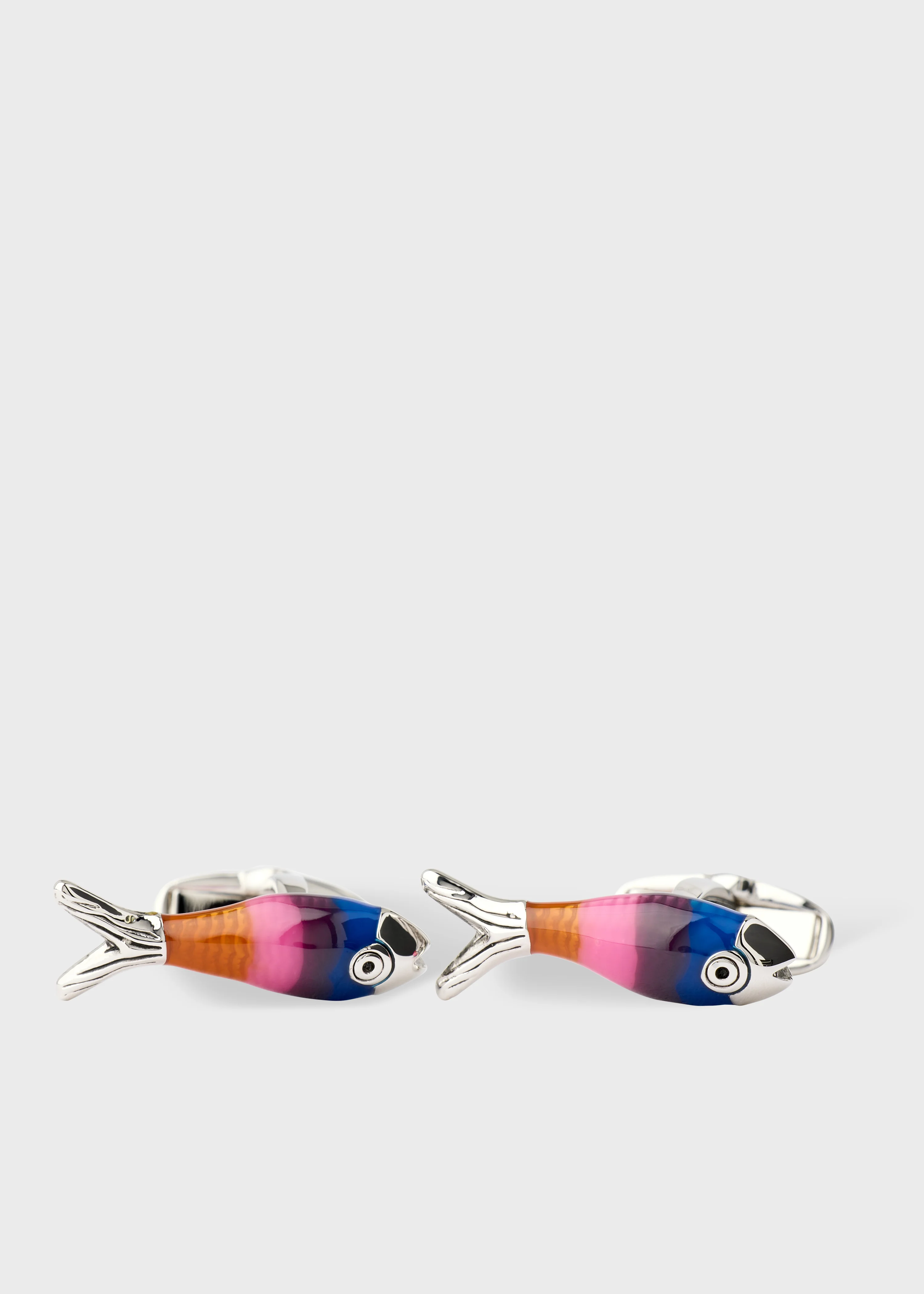'Artist Stripe Fish' Cufflinks - 1