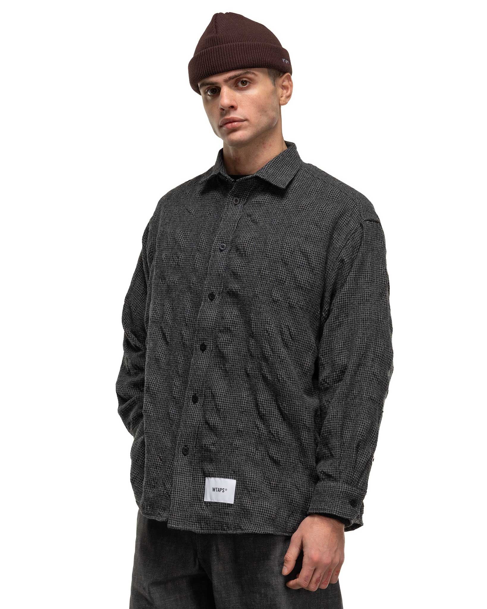WTAPS Txt / LS / WOCT. Twill Textile Grey | REVERSIBLE