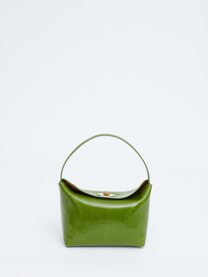 Turnlock Patent Mini Shoulder Bag 1