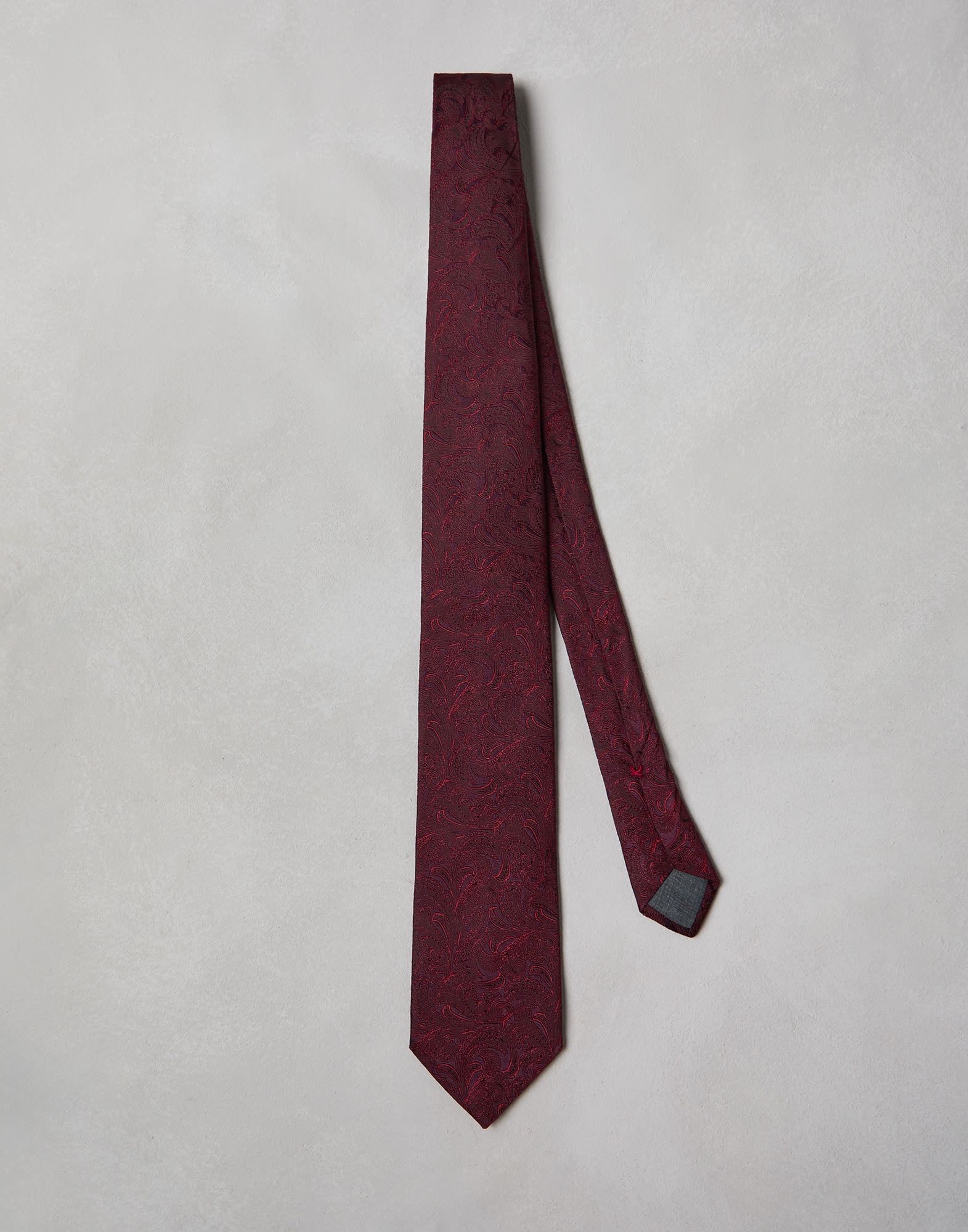 Paisley silk tie - 1