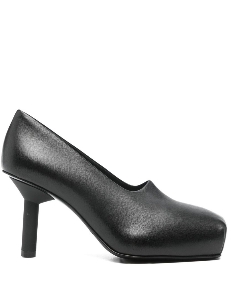 80mm square toe pumps 1