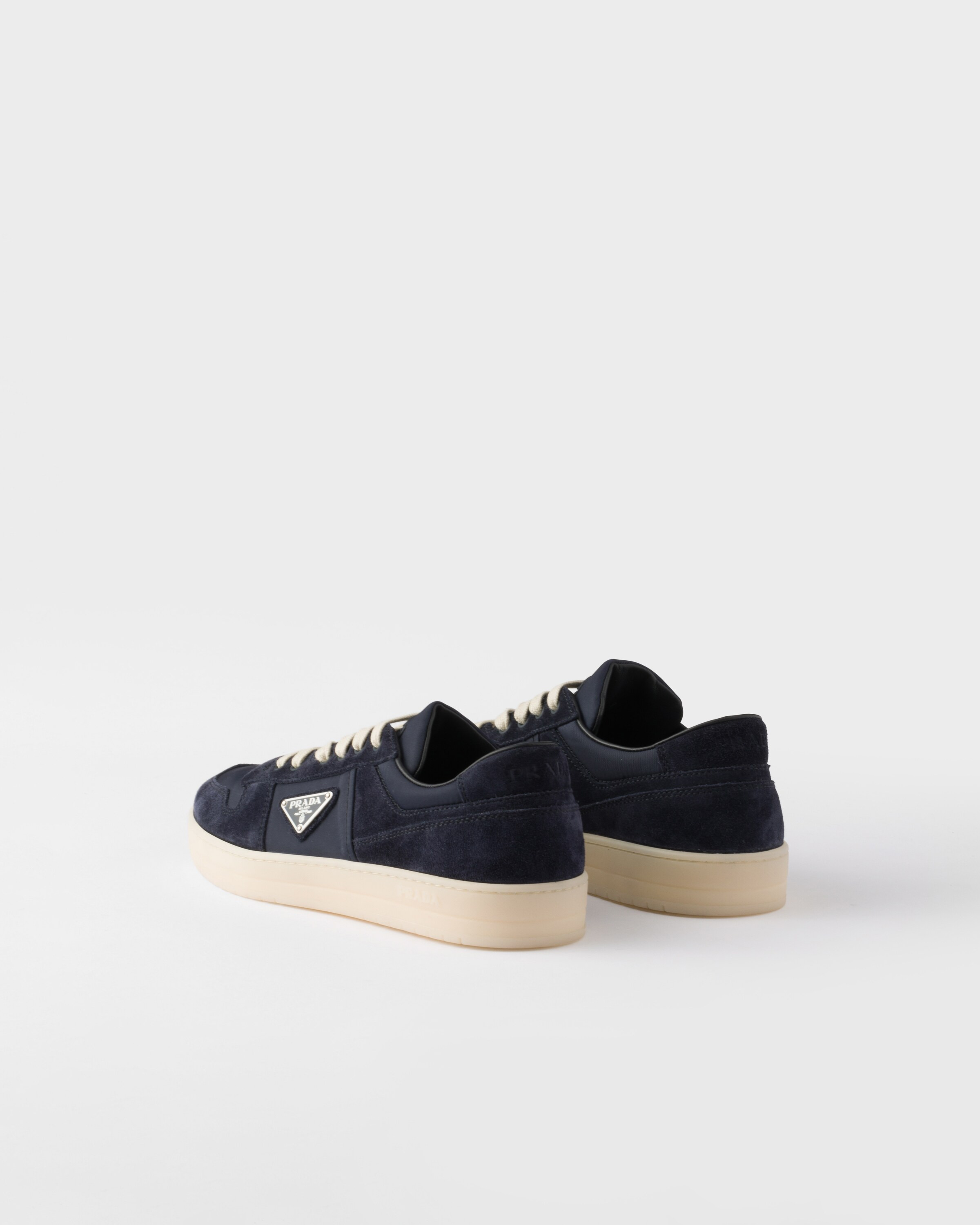 Downtown Re-Nylon and suede sneakers - 4