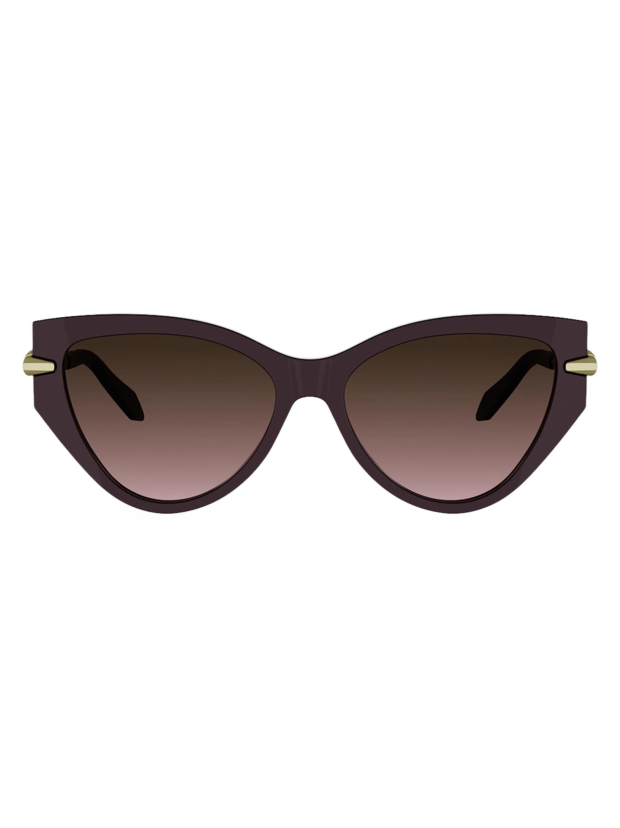 Women's Serpenti Viper 56MM Cat-Eye Sunglasses - Violet Gradient Bordeaux - 1