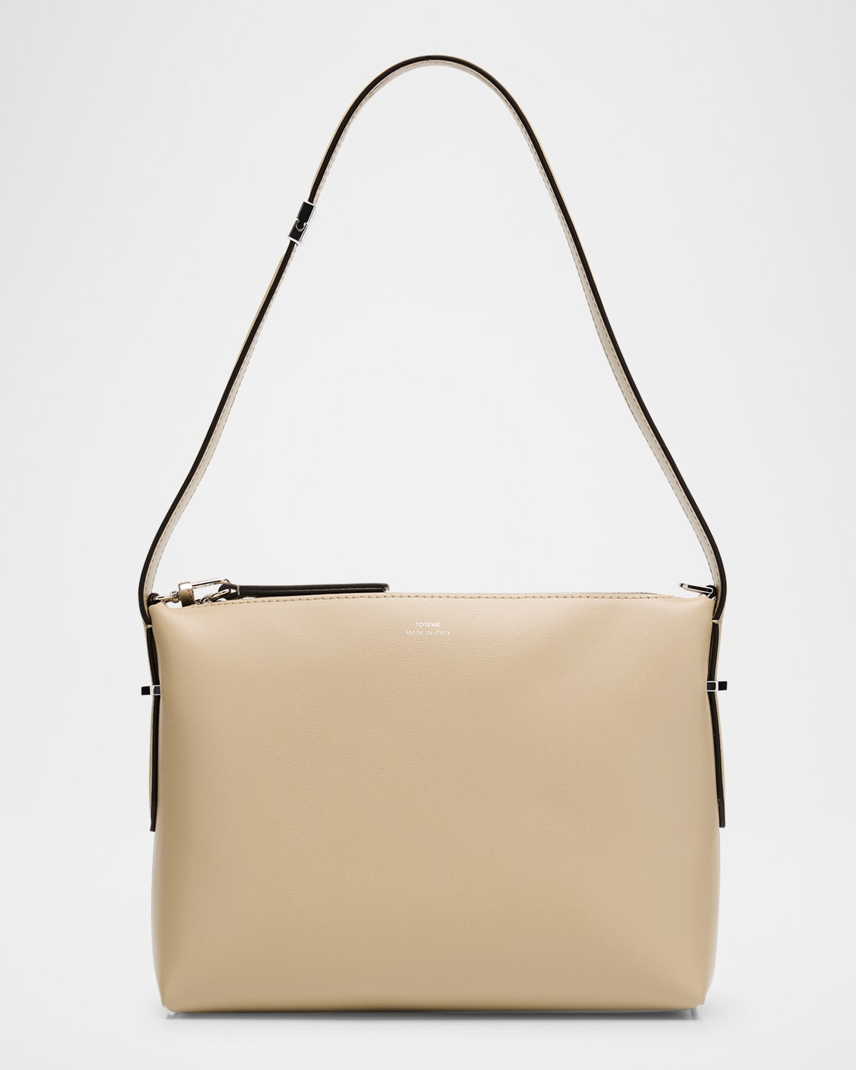 Bevel Leather Wristlet Bag - 1