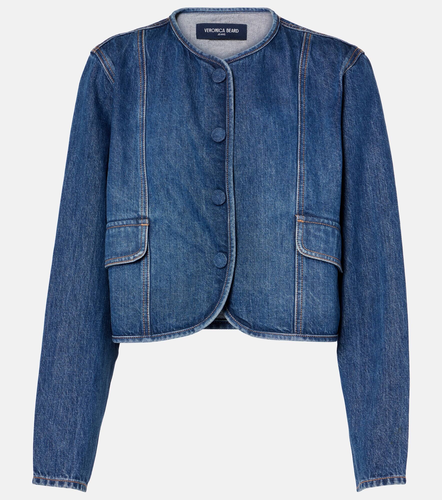 Cordell cropped denim jacket - 1