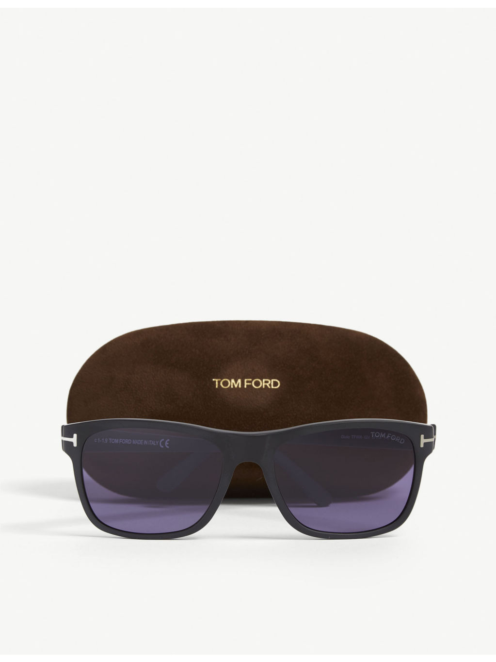 Giulio matte rectangle-frame sunglasses - 2