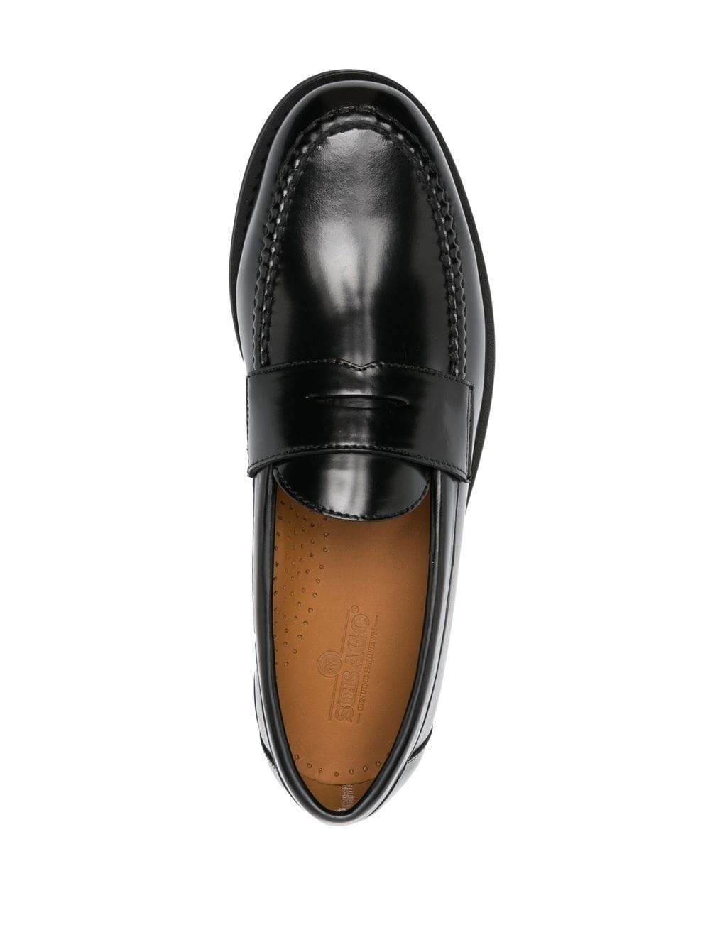slip-on 24mm leather loafers - 4
