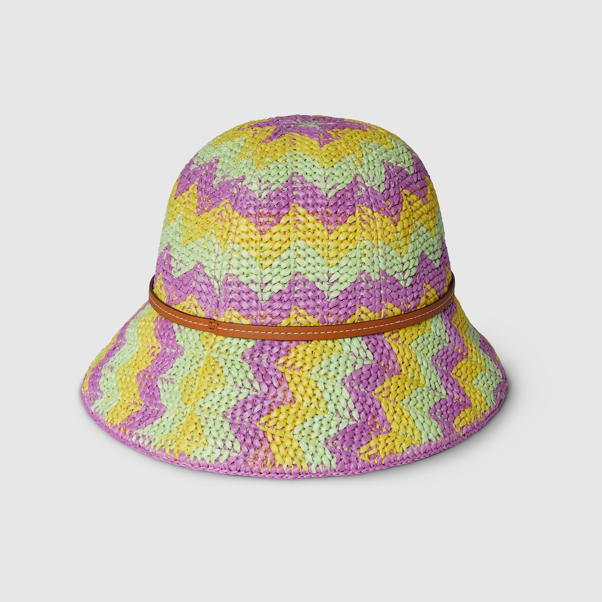 Chevron straw effect cloche - 4