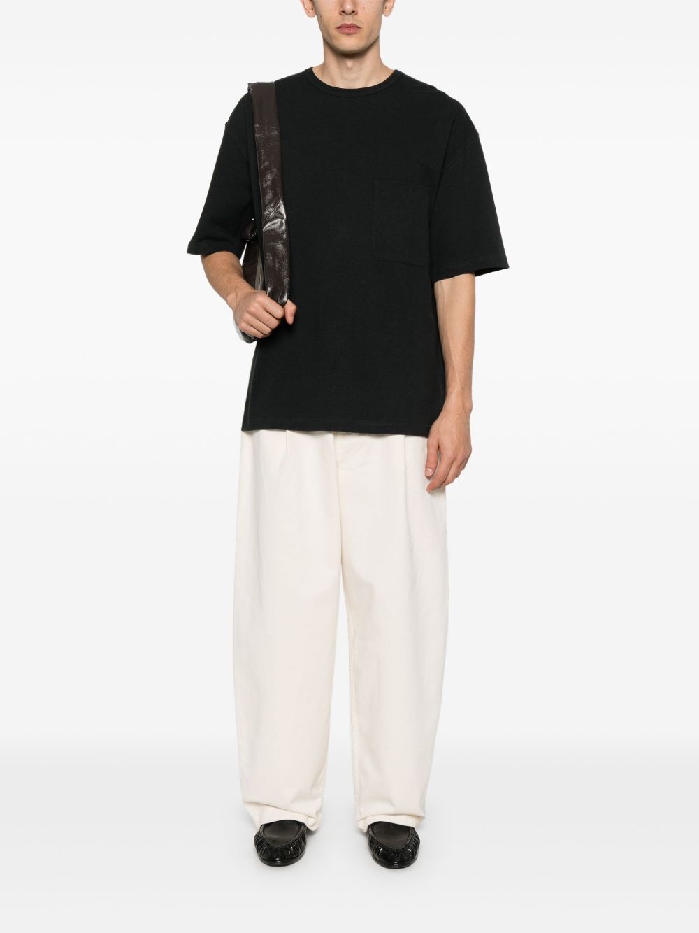 jersey-texture T-shirt - 2