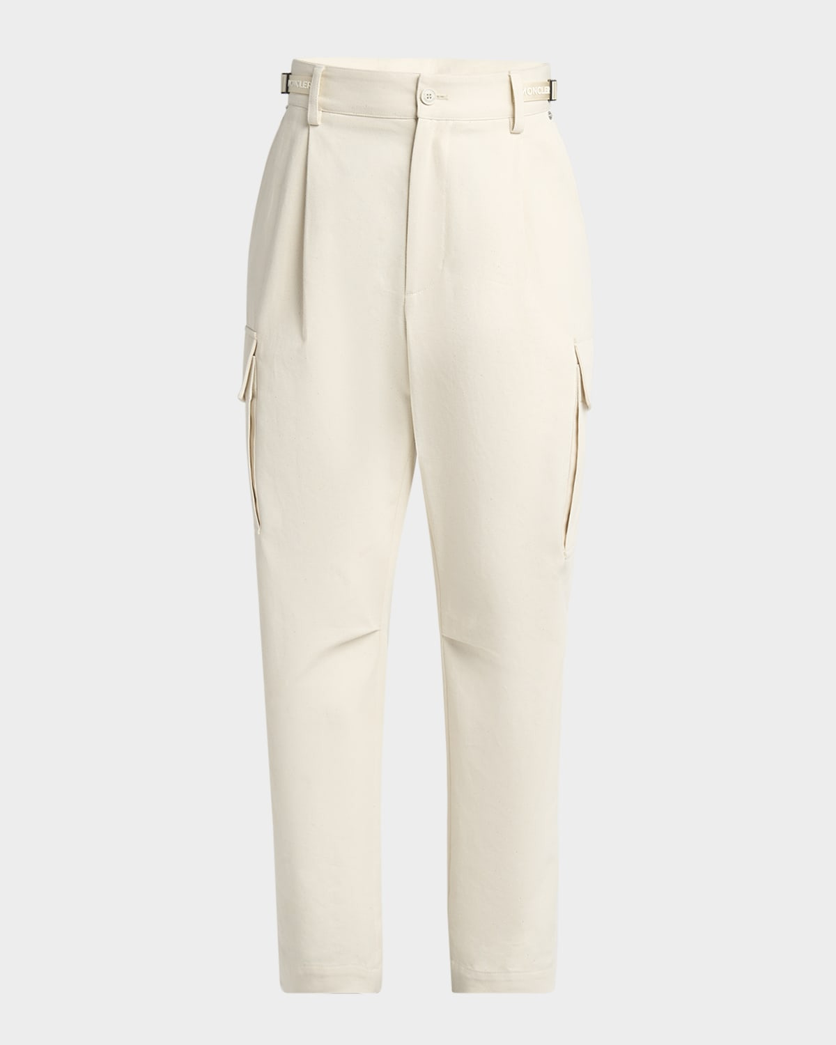 Men's Pleated Cargo Trousers - 1