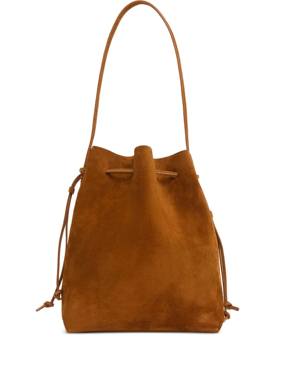 Cabas suede drawstring bucket bag - 1