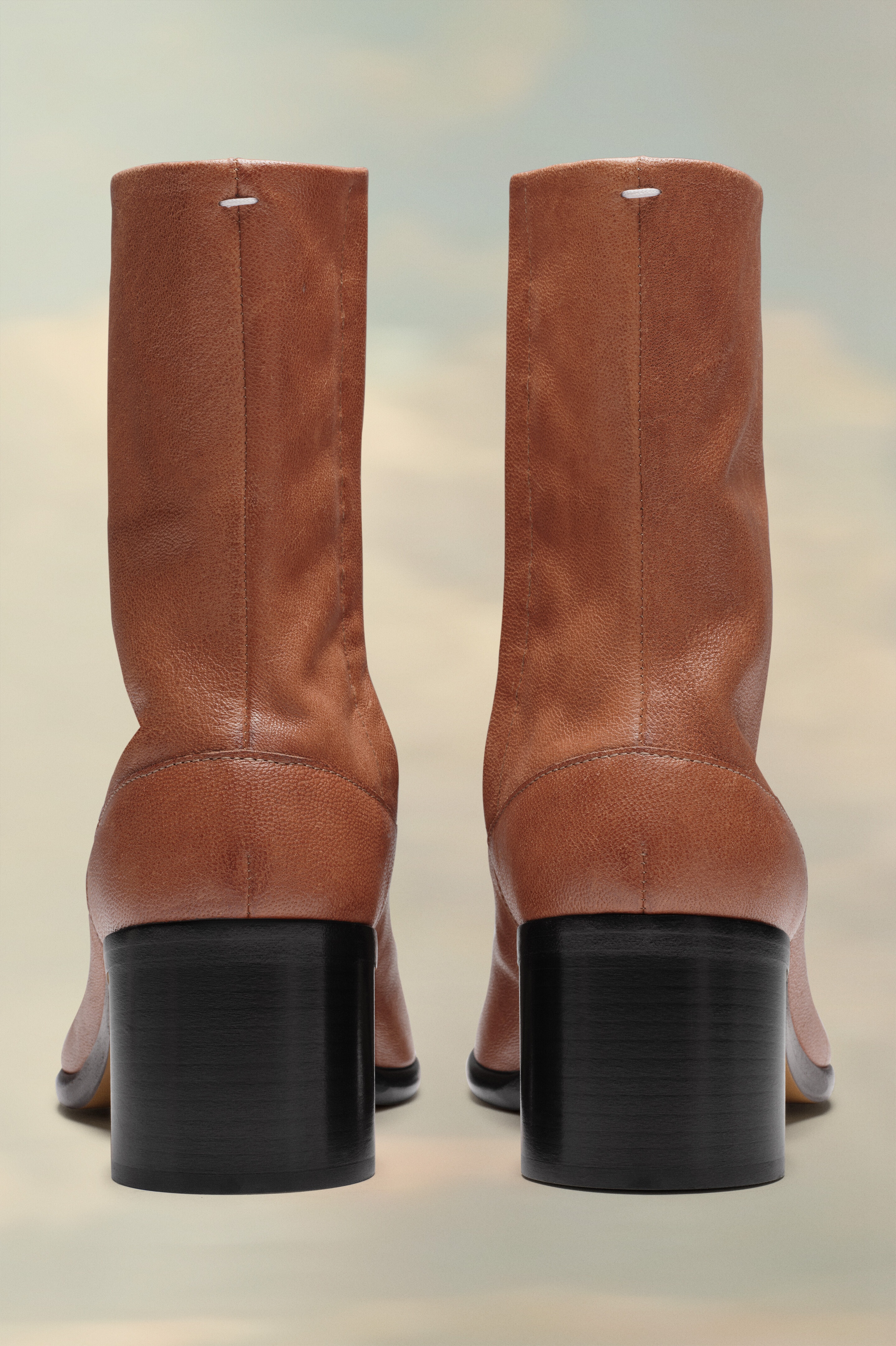 Tabi Leather Ankle Boots - 3