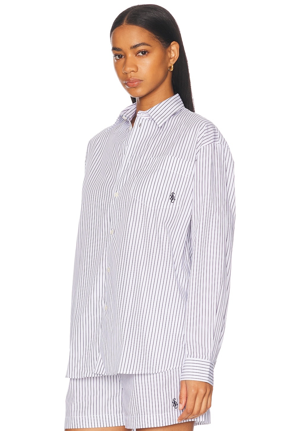 Oversized Button Down Top - 2