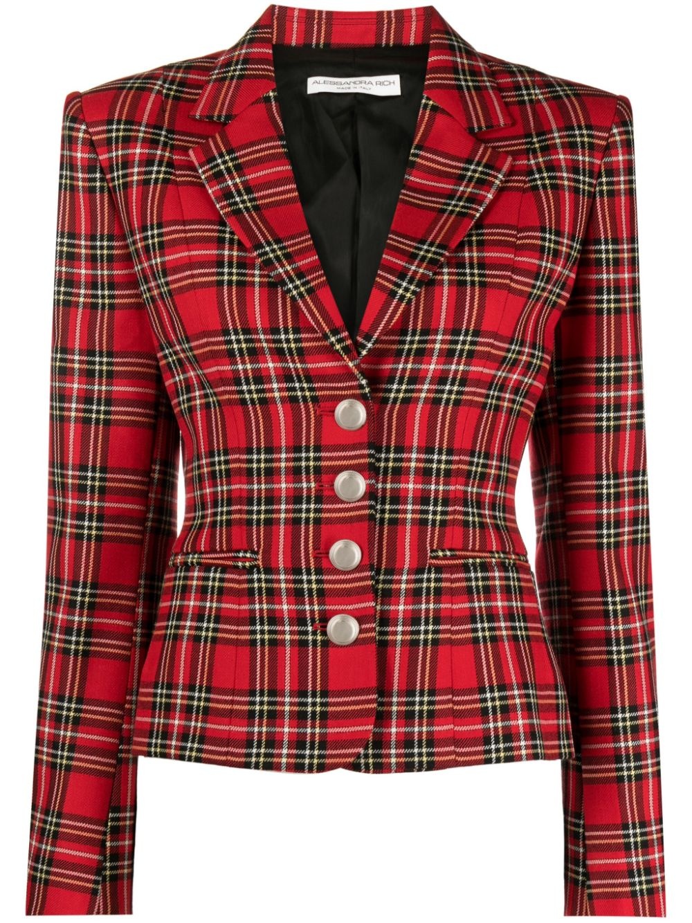 Americana tartan-check blazer - 1