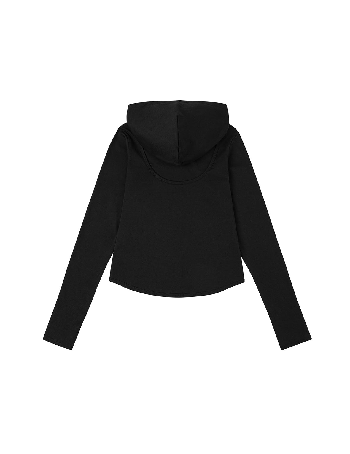 Logo and Seagull Ishigaki Camouflage Print Regular Fit Hooded 2-in-1 Long-sleeve Top - 2