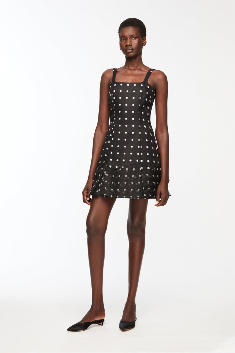 EMILIA WICKSTEAD Jueelee Dress In Polka Dot Tafetta And Organza outlook