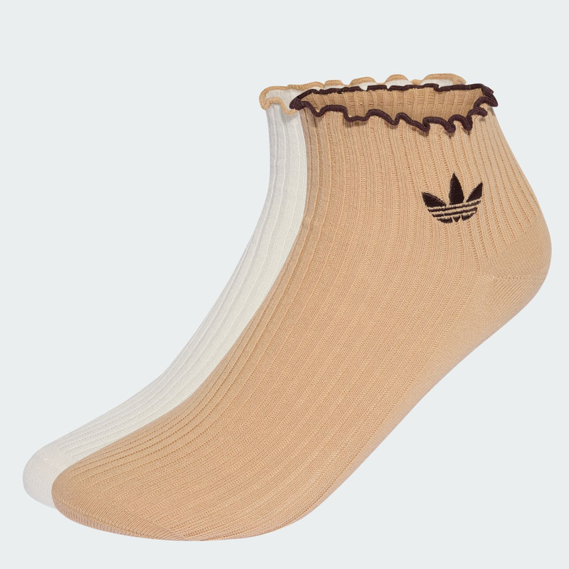 RUFFLE QUARTER SOCKS 1