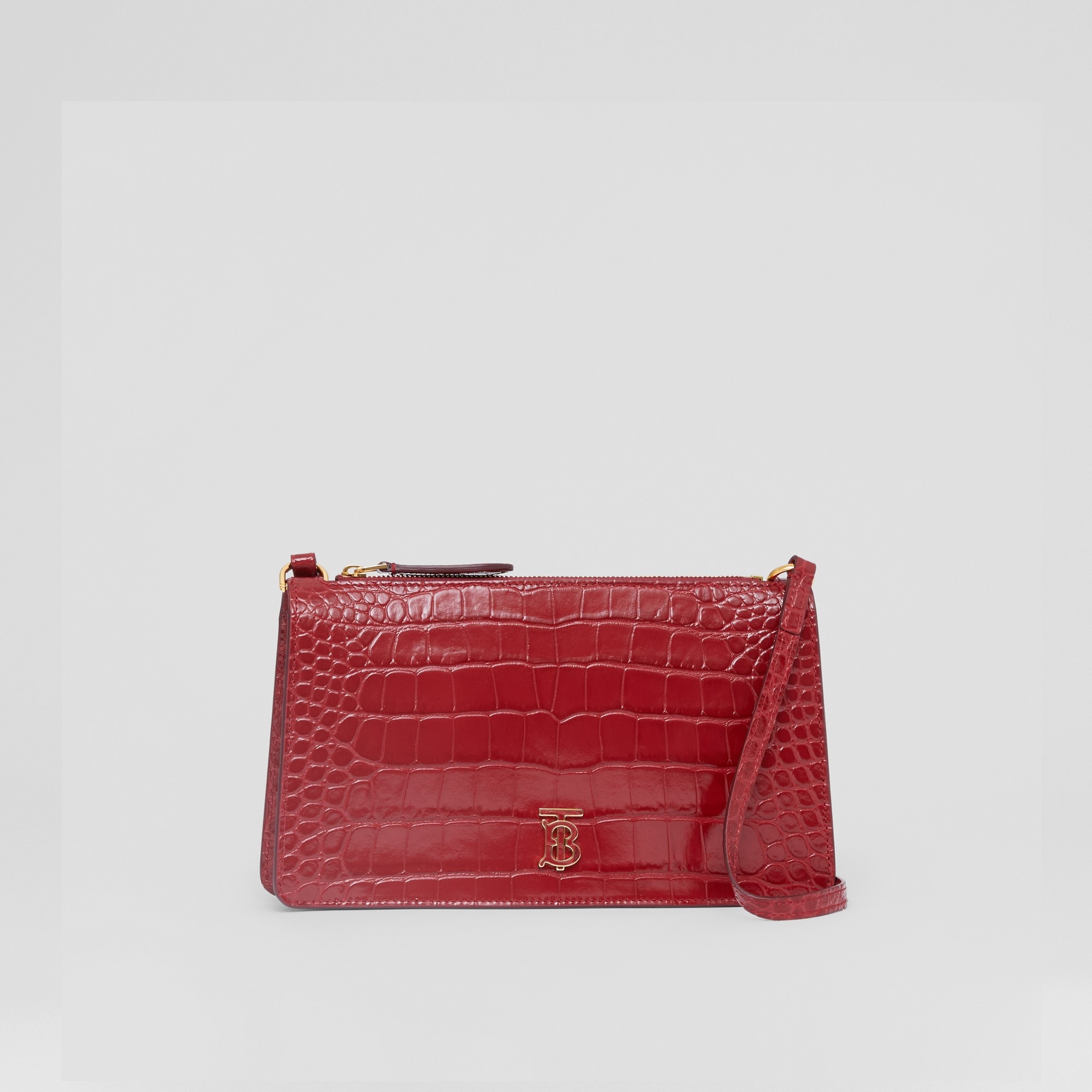 Embossed Leather TB Pouch - 7
